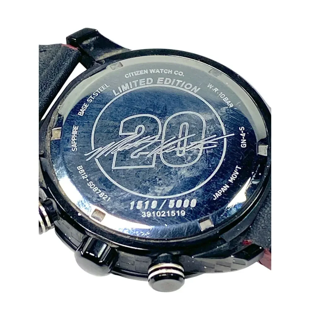 Citizen Primo Matt Kenseth Limited Edition Watch Mens 45mm Chronograph Eco Drive